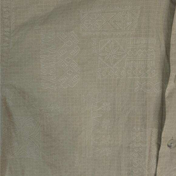 Saddlebred Shirt Mens Small Button Down Short Sleeve Cotton Floral Aztec Print - Picture 7 of 9